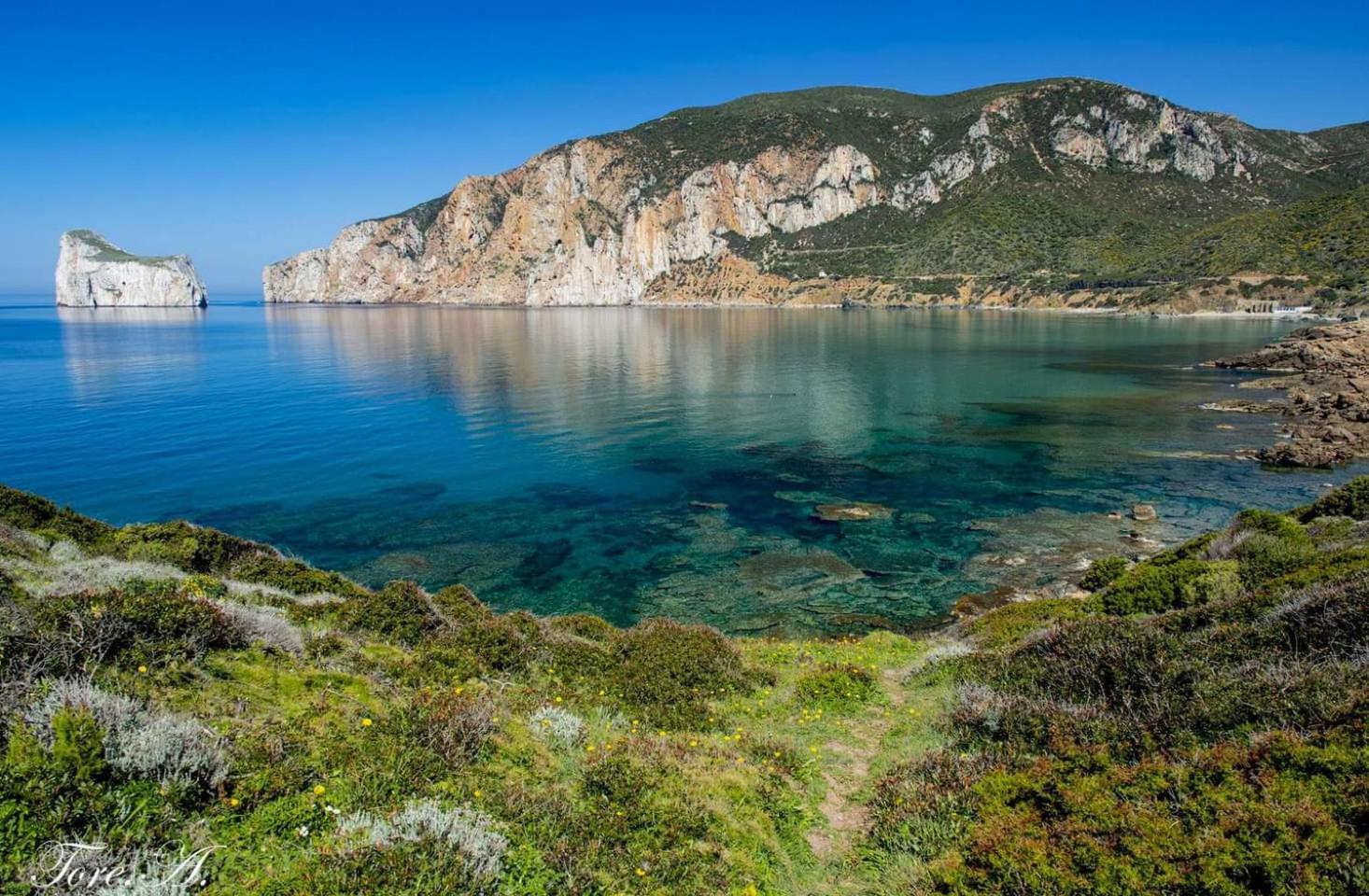 Вилла La Perla E Le Conchiglie Tanca Piras Vista Mare Nebida Экстерьер фото
